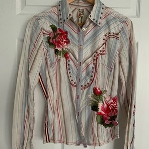3J Workshop Western blouse